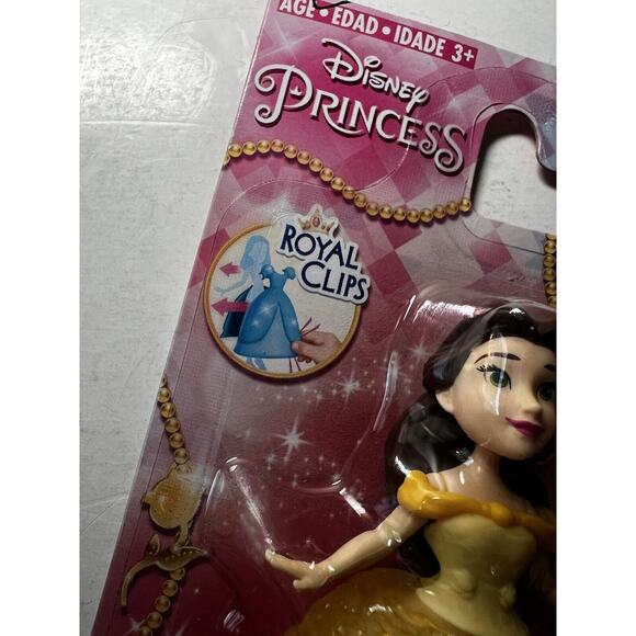 NEW Disney Princess Belle Royal Clips Clip-on Dress Beauty & The Beast Hasbro - Picture 4 of 8